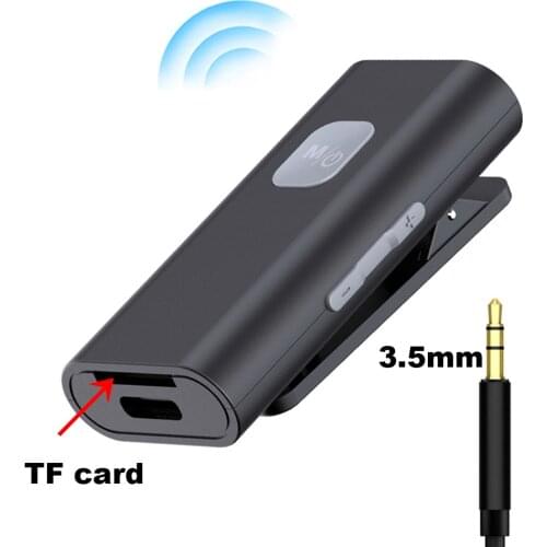 Wireless Bluetooth-compatible Receiver Transmitter Adapter 3.5mm AUX Jack Audio Support Microphone 5.0 MP3 Player A7