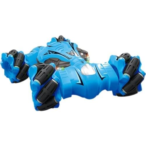 Lateral Twist Stunt Car Light Remote Control Double-Sided Tumbling Deformation Off-Road Vehicle Boy Charging Toy Model