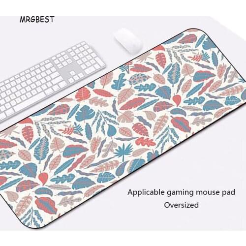 Mairuige Stock Large Gaming Mouse Pad Beautiful Flower Picture Keyboard Thermal Transfer Desktop Pad Suitable for Office Home