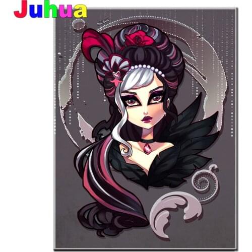 Fantasy Art Fairy 5d diy diamond painting full square round drill rhinestone embroidery sale Girl Gift wall decoration