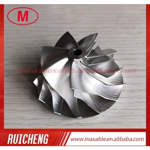 GT15-25 46.50/59.00mm 7+7 blades Pointing milling performance Turbo aluminum 2618/milling/ billet compressor wheel for turbo