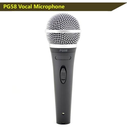 PG58 Vocal microphone wired microphone PG58 cardioid dynamic vocal microphone