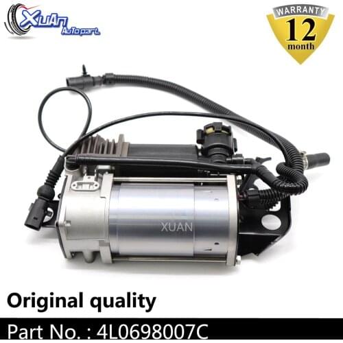 XUAN Air Suspension Pump Compressor 4L0698007C For Audi Q7 Porsche Cayenne Volkswagen 2002-2014