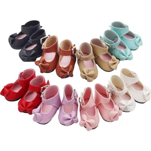 4CM Doll Shoes For 1/6 BJD Dolls Toy As for Plush Dolls Slipper Fit 15cm EXO KPOP Dolls Accessories