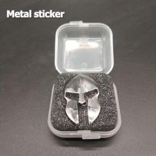Metal sticker JinMing 8 generation gel ball water gun MKM2 concave and convex DIY metal sticker can be attached to mobile phones