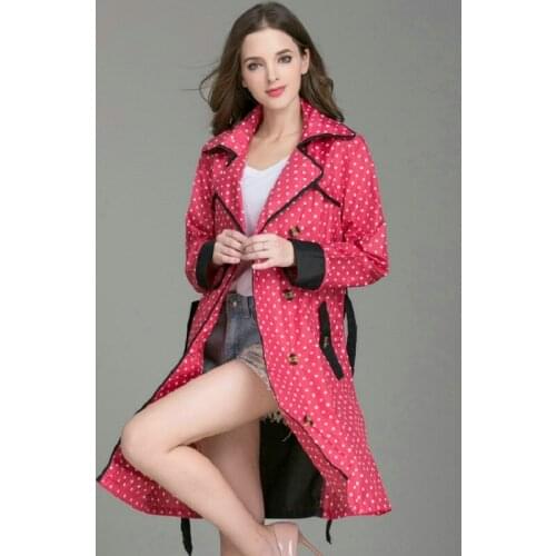 Fashion New Brand Women Rainwear Lightweight Poncho With Bow Hat Ladies Waterproof Long Raincoat Adults Rain Coat With Belt