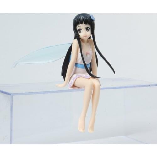12cm Anime Sword Art Online Figure Yui Instant Noodles Stopper PVC Action Figures Collection Model Toys Doll