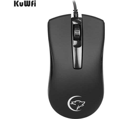 Wired Gaming Mouse 2400 DPI Optical 3 Buttons Computer Mice For PC Laptop USB Game Office Wire Mause