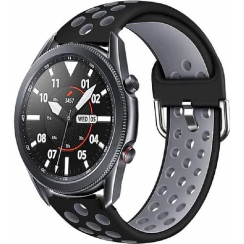 Silicone Band For Samsung Galaxy Watch 3 45mm 41mm Strap Rubber Bands For Samsung Galaxy Watch 46mm 42mm Active 2 1 44mm 40mm S3