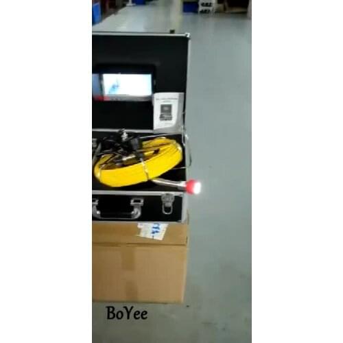 30M pipe inspection waterproof camera 7" LCD screen drain tube endoscope HD car repair video detector