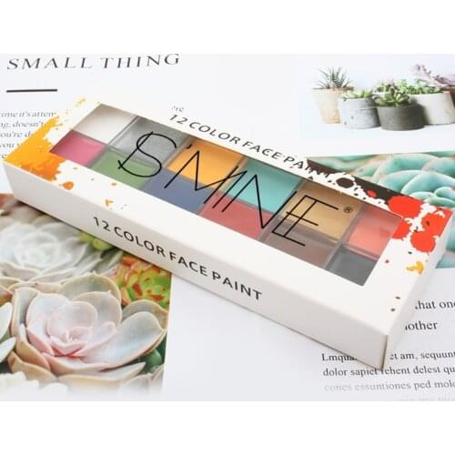 12 Colors Face Body Painting Art Non Toxic Safe Oil Paint Halloween Party Fancy 1XCB