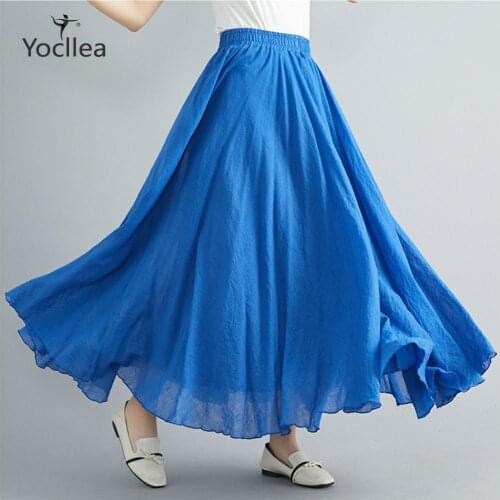 Женские юбки с высокой талией YOCLLEA China At AliExpress