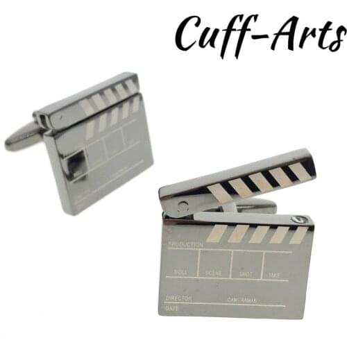 Cufflinks Film Clapperboard With Moving Parts Cufflinks Gentleman New Arrival Mens Shirt Cuff Links Metal Brass C10166
