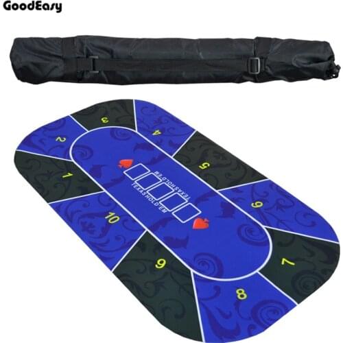 1.2m Texas Hold'em Tablecloth Rubber Mat Board Game Poker Table Top Digital printing Suede Casino Layout Poker Accessories