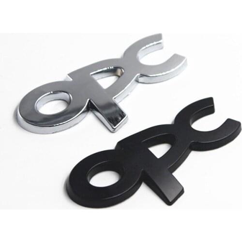 10pcs//lot 3D Metal OPC Sticker Emblem Badge Decal for OPEL Mokka Corsa Meriva Zafira Astra J H G Vectra Antara Insignia