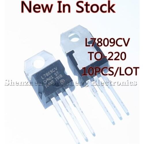 10PCS/LOT L7809CV L7809 TO-220 Three-terminal regulator In Stock