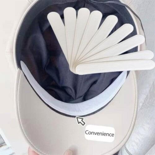 10Pcs Hat Clothing Sweat Perspiration Pad Hat Pads Disposable Absorbing Sweat Pads Self-Adhesive Clothing Deodorants