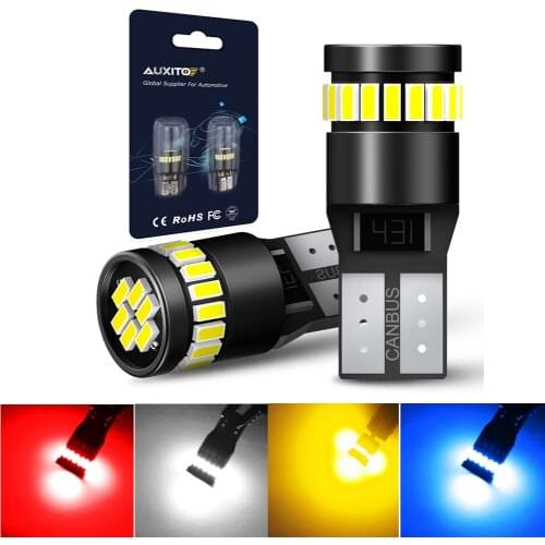 2pcs W5W T10 LED Bulbs Canbus For Car Parking Position Lights Interior Light For Vw Golf 4 6 5 Audi A3 8P A4 6B BMW E60 E90