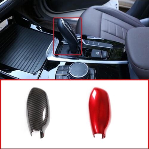 ABS plastic For BMW X3 X4 G01 G02 5 6 7 Series G11 G12 G30 2018-2020 Car Gear Shift Head Trim Car Accessories Right hand driving