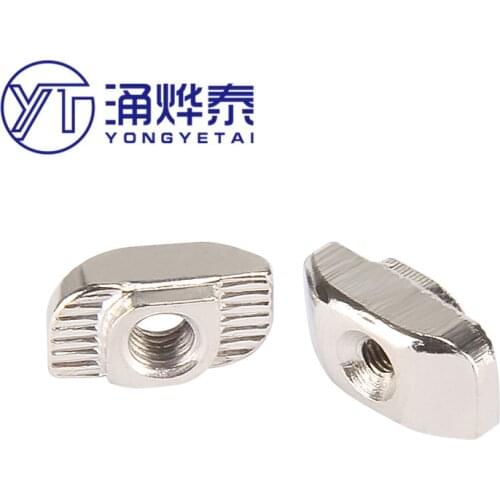 YYT 10PCS 3D printer accessories European standard aluminum profile T-nut 20 30 series m3m4m5 boat hammer nut