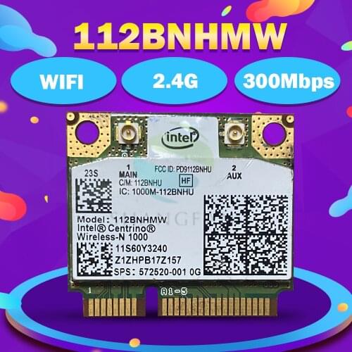 Centrino Wireless-n1000 Link1000 112BNHMW Half Mini Pci-e Wireless Card SPS: 593530-001 for hp laptop