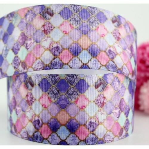 Colorful geometric webbing plaid grosgrain ribbon 38mm 10 yards hand made bows fabric band christmas gift wrap tape
