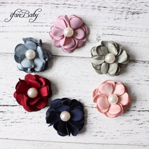 Girl women flower , for hair flower/headband /clothes /shoes flat back 20pcs/lot