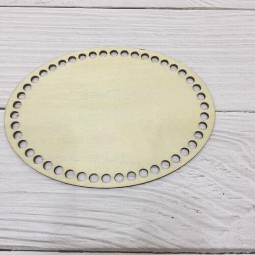 5pieces laser cut out oval diy handmade handmade flower basket wooden bottom basket wooden base