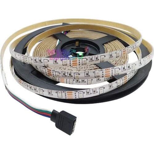 5M DC5V 60LEDs/M 2835 SMD Flexible LED Strip Light White/Warm White/Red/Green/Blue/RGB Ribbon Lamp Tape 8mm White PCB IP20/IP65