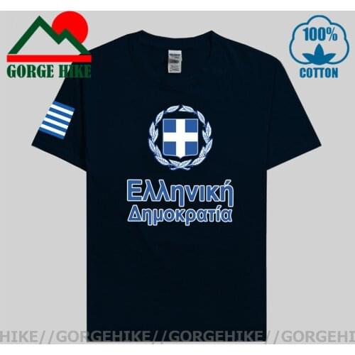Greece mens t shirt fashion jerseys nation team cotton t-shirts streetwear fitness brand clothing country tees The Greek tshirts