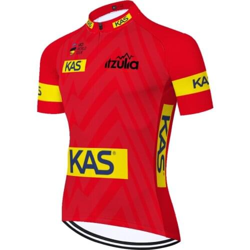Kas Retro Verano Uniforme Maillots Wielren Cycling 자전거의류 Camisa Masculino Jersey Maillot Hombre Ciclismo Fietskleding Heren