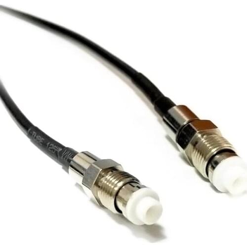 New RF coaxial cable FME female to female jack connector RG174 pigtail 20CM adapter