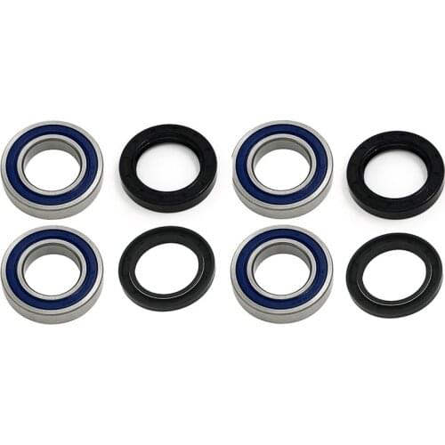 Pack of 8 Rear Wheel Bearing & Seals Kit For Suzuki King Quad Quadrunner 250 300 4WD LTF LTF300F 4x4 LTF4WDX LT4WD