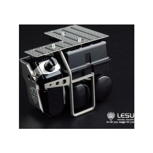 LESU RC Tractor Truck Metal Battery Box DEF Urea Tank A for 1/14 TAMIYA Benz 1851 Car Toy TH02281-SMT5