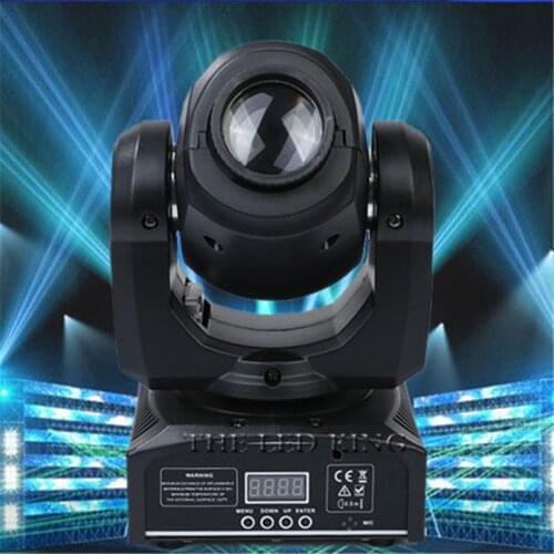 2pcs Mini Spot 30W LED Moving Head Light With Gobos Plate&Plate,High Brightness 30W Mini Led Moving Head Light DMX512 control