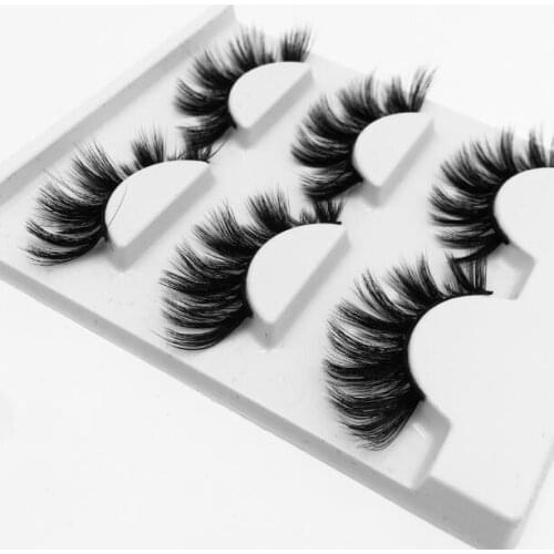 Fashion luxury mink lashes 3 pairs set with packaging handmade thick long false eyelashes extensions 9 models 30sets/lot DHL