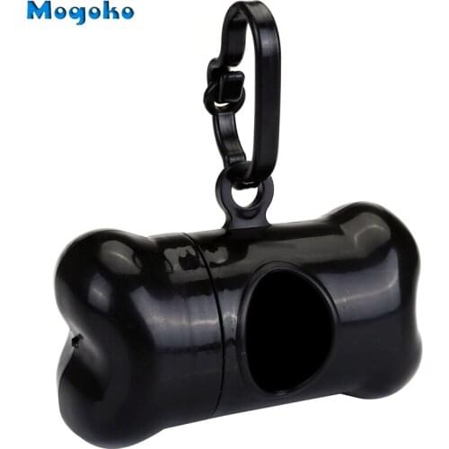 Mogoko 1x Bone Dispenser Outdoor Pet Puppy Dog Waste Bags Holder Poop Pooper Scoopers For Bags On Board Biodegradable Free Bags