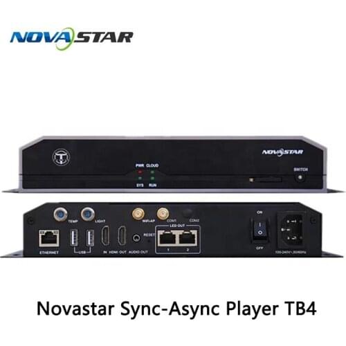 Best Price Taurus TB4 Multimedia Player TB4 NovaStar Support Dual WiFi Mode Switching Synchronous And Asynchronous