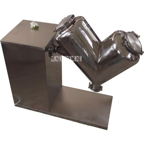New 220V/110V VH-20 Dry Powder Mixer Stainless Steel Mixer Laboratory Special Mixer Single Arm Small Mixer 0.55KW 20r/min 20L