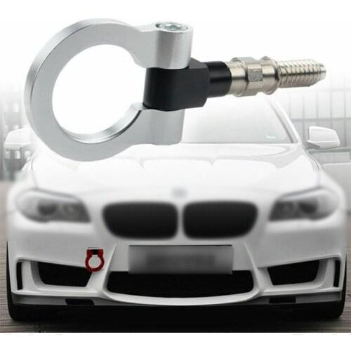 New JDM Customized Red Track Racing Aluminum Tow Hook For BMW 1 3 5 6 X5 X6 MINI