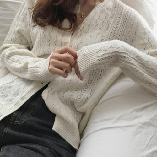 New Winter Sweater Women Cardigan Girls Tops Vintage Long Sleeve Autumn Female Elegant Knitted Outerwear Warm Sweater Oversize