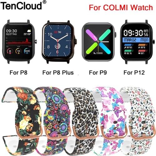 Strap For COLMI P12 P8 Plus Pro SE Watch Band For COLMI P10 P9 V31 V23 Pro Land 1 2S Bracelet Adjust Wristband Replacement Belt