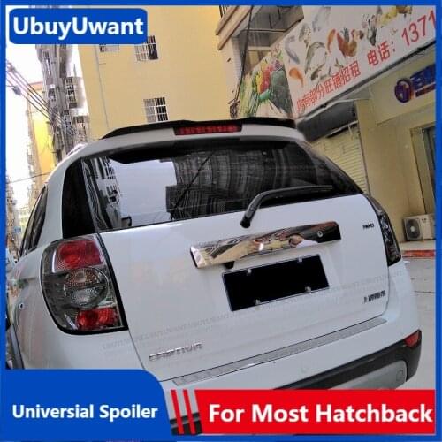 UBUYUWANT Rear Roof Lip Spoiler For Chevrolet Captiva 2013-2018 Hatchback Universal Captiva Spoiler ABS Car Tail Wing Decoration