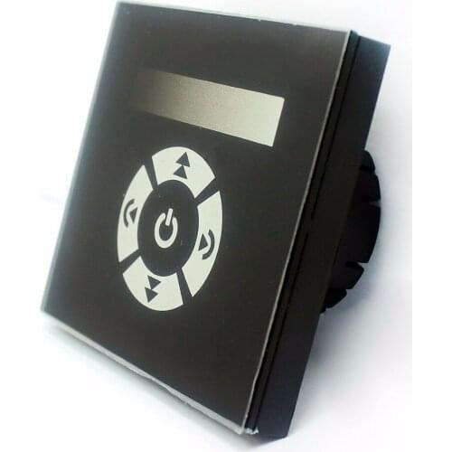 TM120E;Europe standard touch panel 0-10V signal output LED dimmer;AC90-240V input