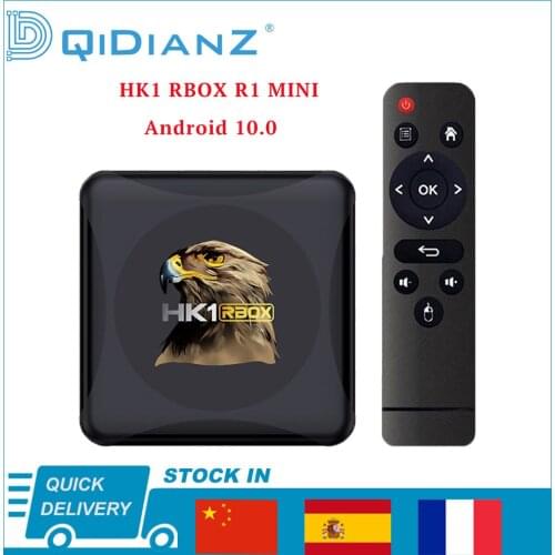 HK1 RBOX R1 mini Smart TV BOX Android 10.0 4K 1080p Rockchip RK3318 BT DUAL WIFI video output Multimedia Player Hk1 mini