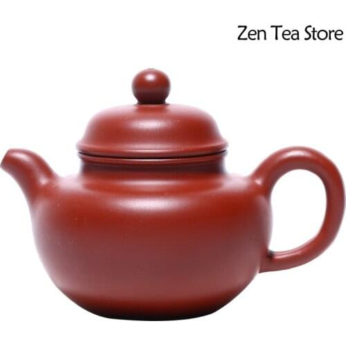 150ML Chinese Yixing Purple Sand Duo Qiu Teapot Teaset Hand Made Pot Dahongpao Mud Kung Fu Tea Set Tea Ceremony Birthday Gift