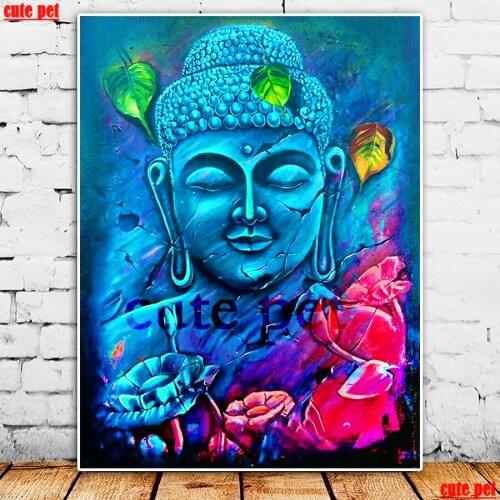 5d Diamond Painting Religious Buddha Diamond embroidery diy full square diamond mosaic Cross Stitch rhinestone pictures Decor