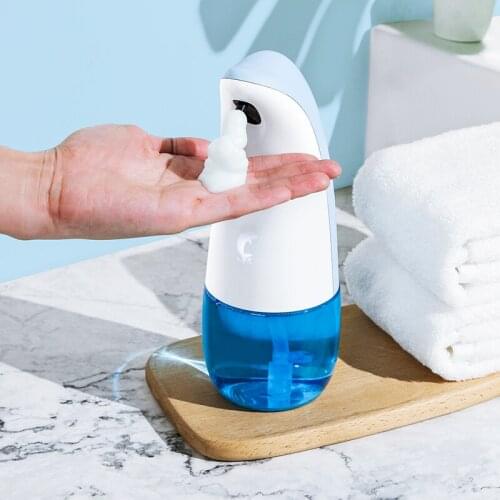Automatic Foam Soap Dispenser Usb Charging Creativity Bathroom Induction Smart Clean Soap Container Cute Penguin Hand Sanitizer