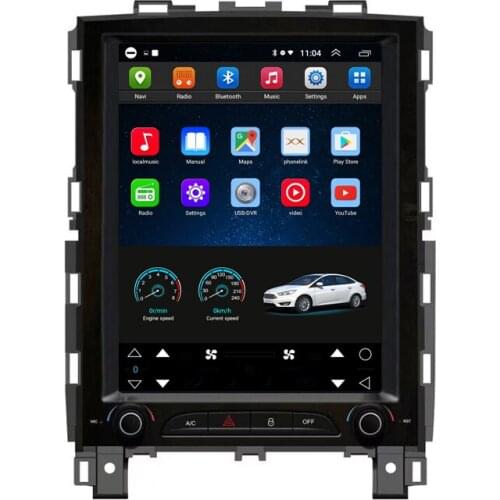 10.4" tesla style android car radio screen auto stereo for Renault Koleos Megane 4 Navigation GPS Multimedia Video Player