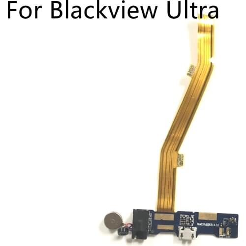 Used Original USB Plug Charge Board + Vibration Motor + FPC For Blackview Ultra MT6582M 4.70" 720x1280 Free Shipping